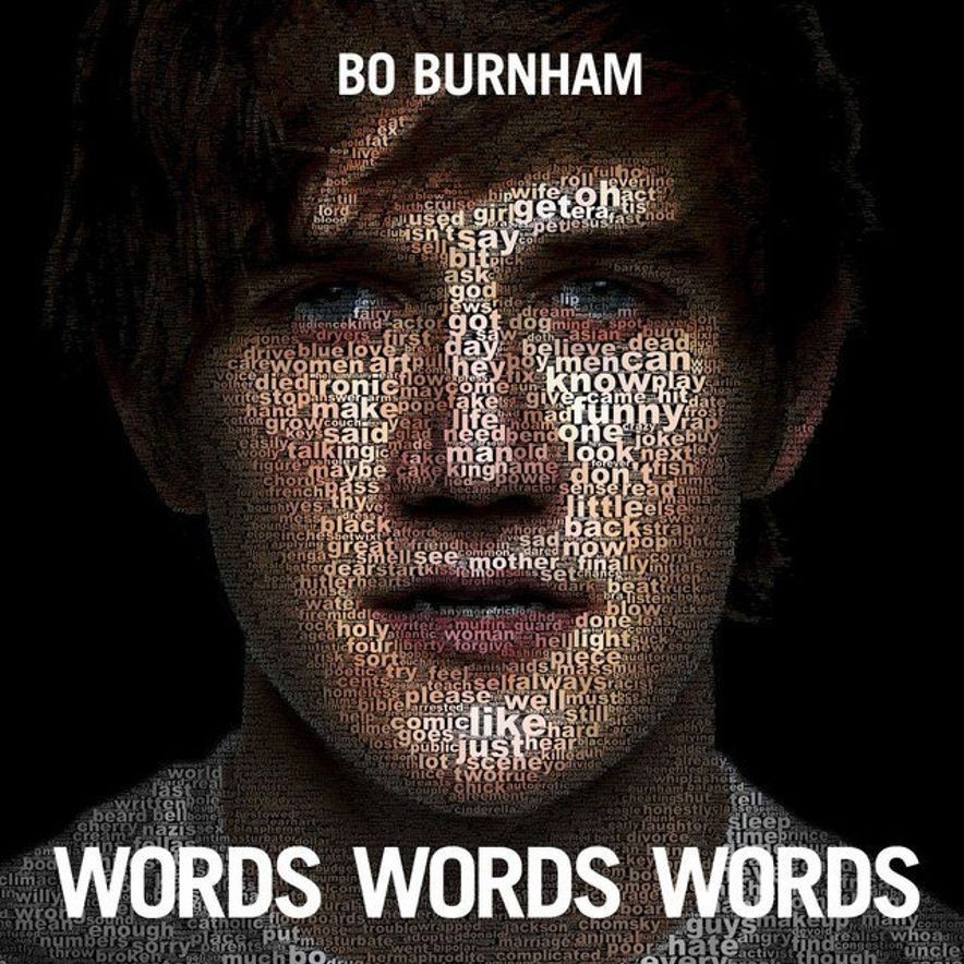 Bo Burnham Words Words Words cover artwork
