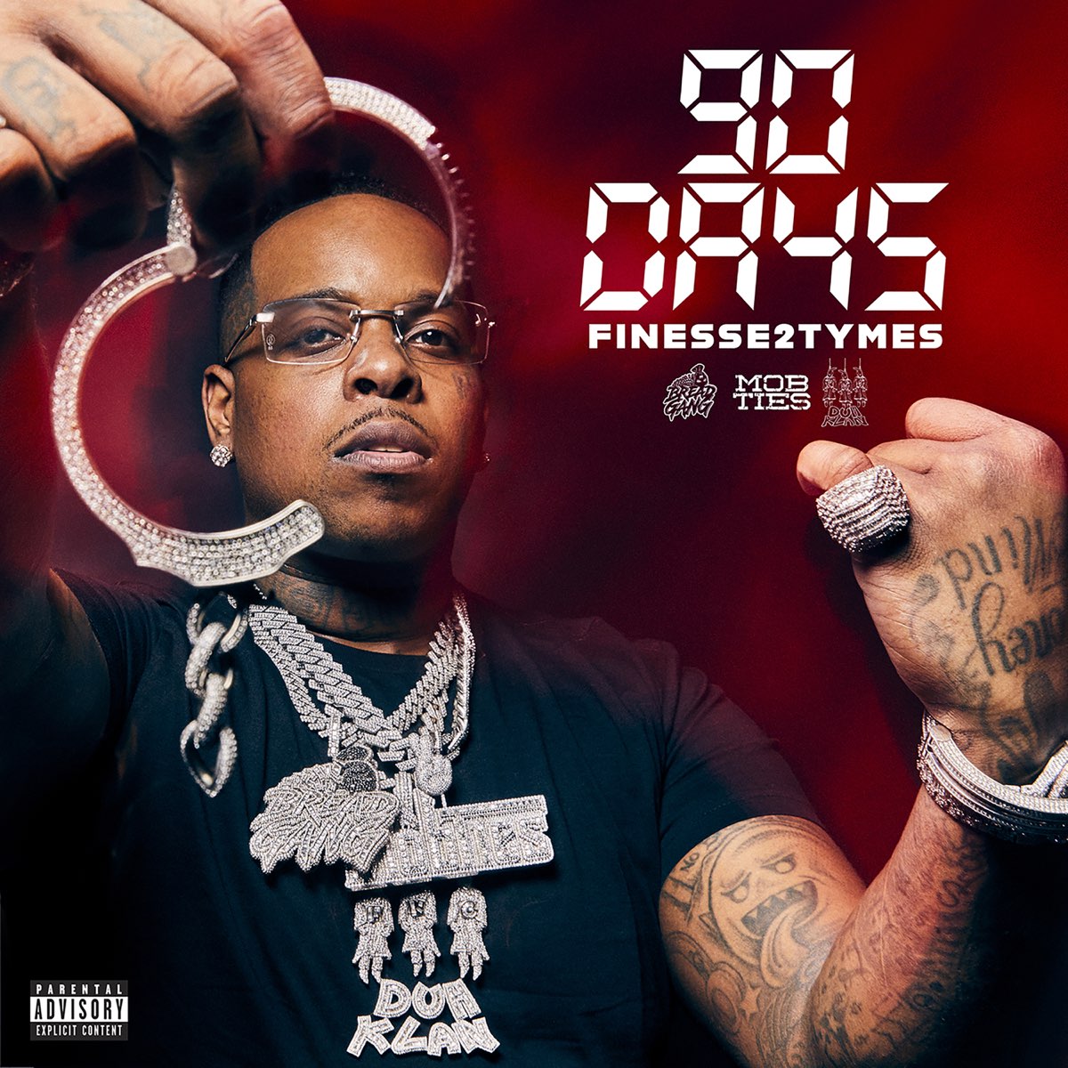 Finesse2Tymes 90 Days cover artwork