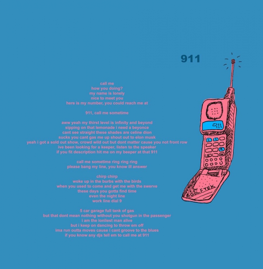 Tyler, The Creator ft. featuring Frank Ocean & Steve Lacy 911 / Mr. Lonely cover artwork