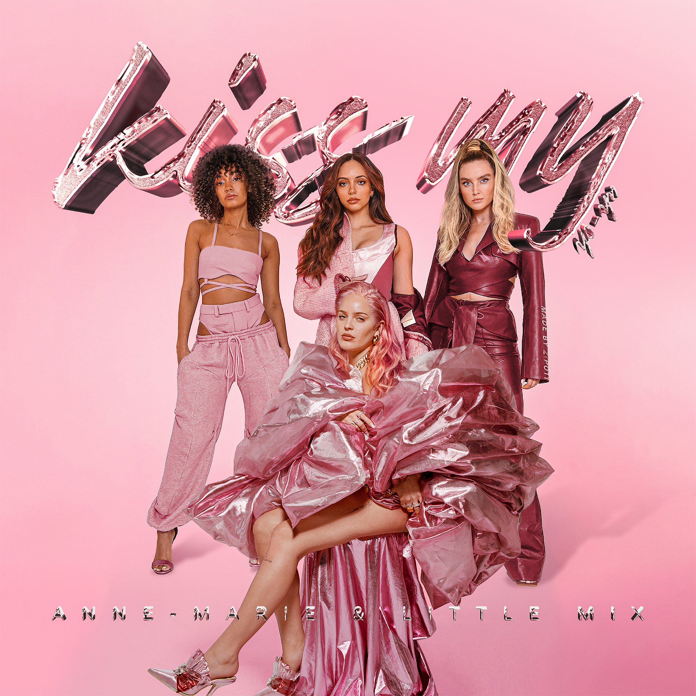 Anne-Marie & Little Mix — Kiss My (Uh Oh) cover artwork