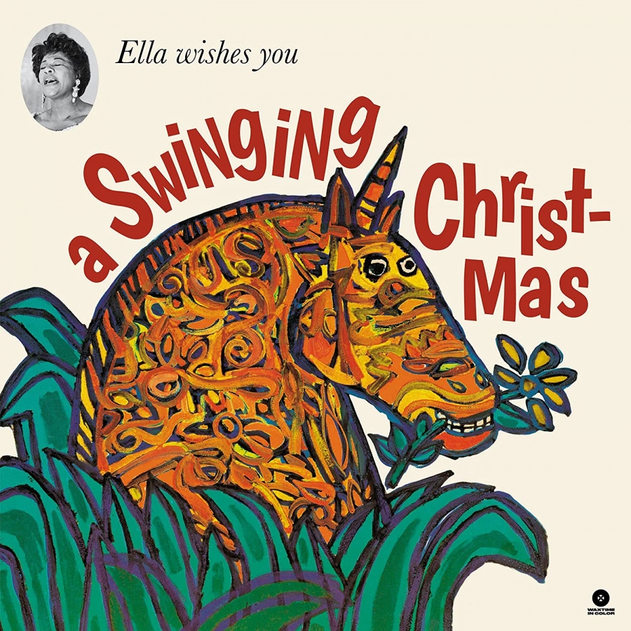 Ella Fitzgerald Ella Wishes You A Swingin&#039; Christmas cover artwork