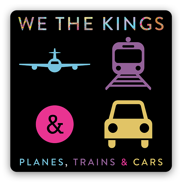 We the Kings Planes, Trains &amp; Cars cover artwork