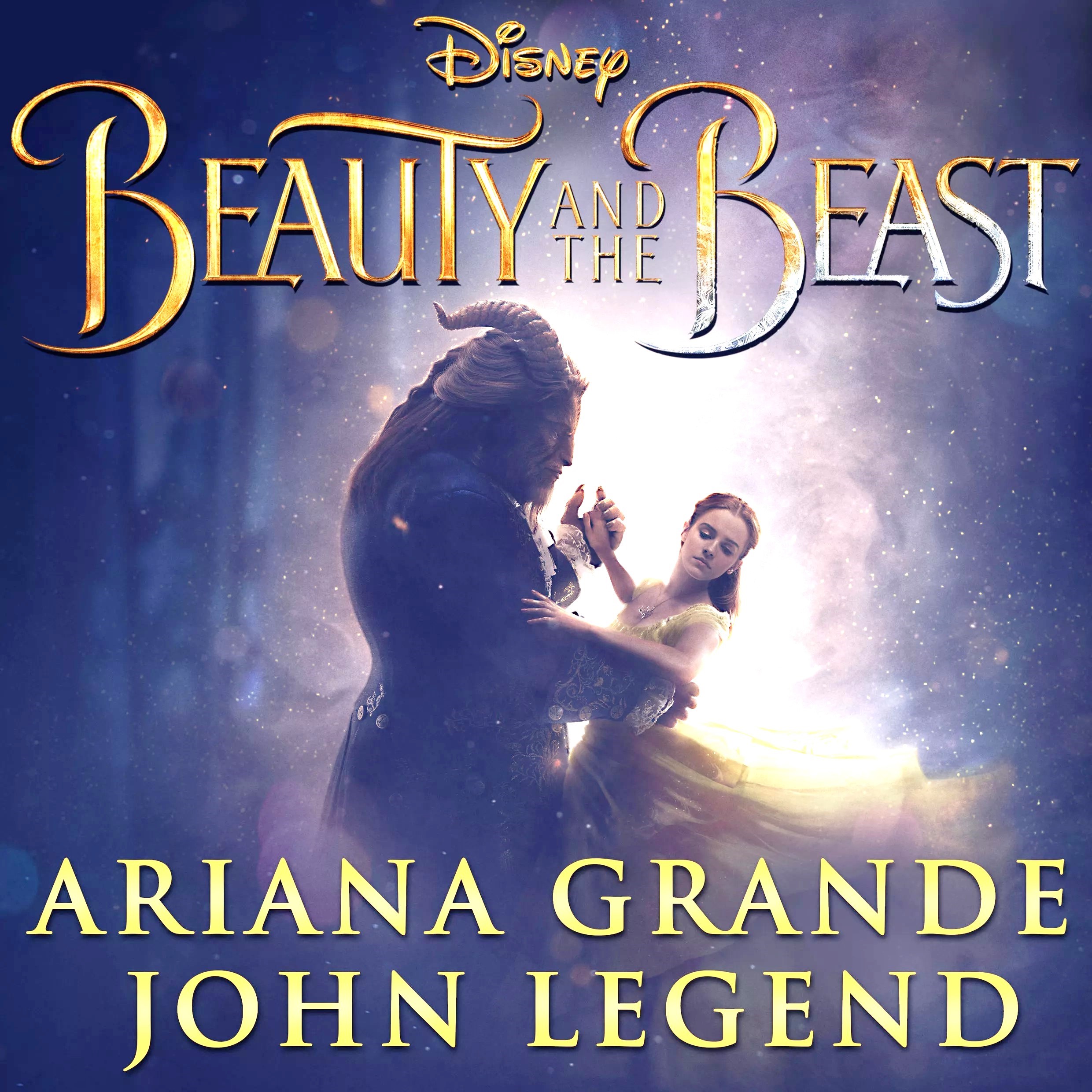 Ariana Grande featuring John Legend — Beauty And The Beast cover artwork