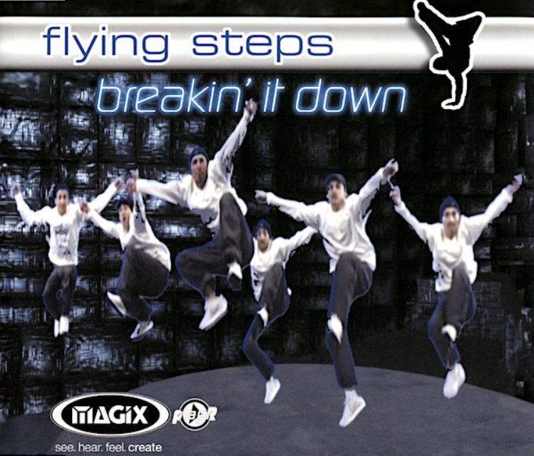 Flying Steps — Breakin&#039; It Down cover artwork