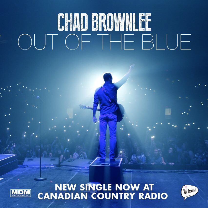 Chad Brownlee Out Of The Blue cover artwork