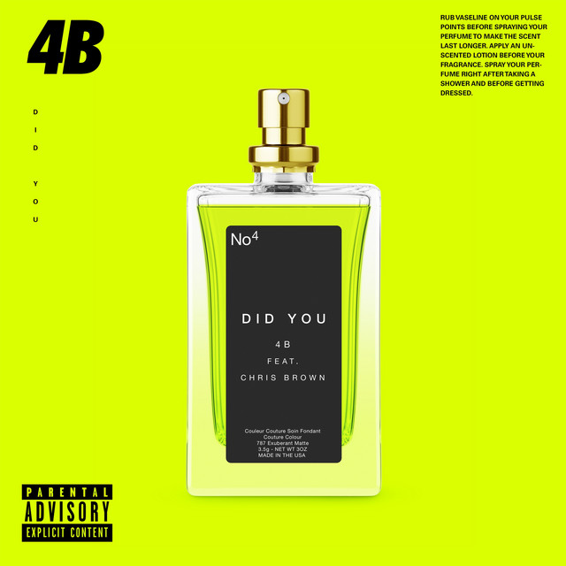 4B featuring Chris Brown — Did You cover artwork