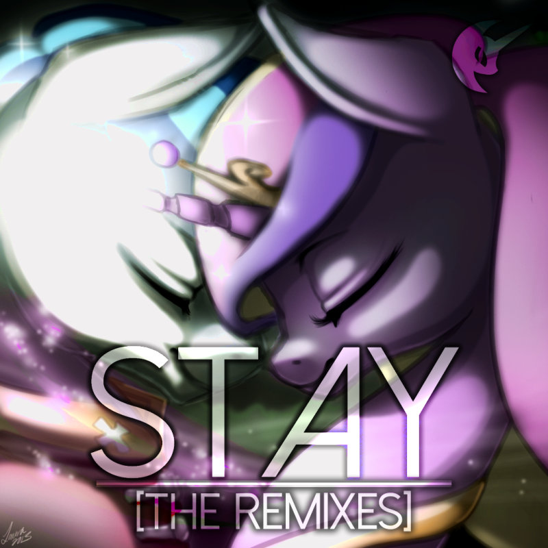 Knife Pony featuring Feather — Stay (The Living Tombstone Remix) cover artwork