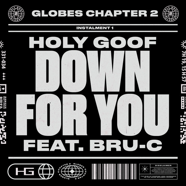 Holy Goof featuring Bru-C — Down For You cover artwork