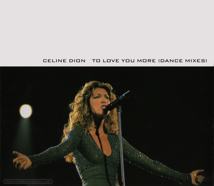 Céline Dion — To Love You More cover artwork