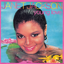 Janet Jackson Young Love cover artwork