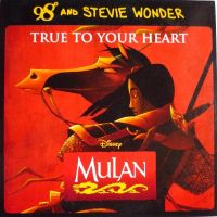 98 Degrees & Stevie Wonder True To Your Heart cover artwork