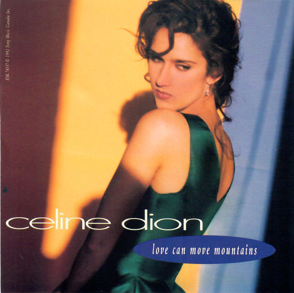 Céline Dion Love Can Move Mountains cover artwork