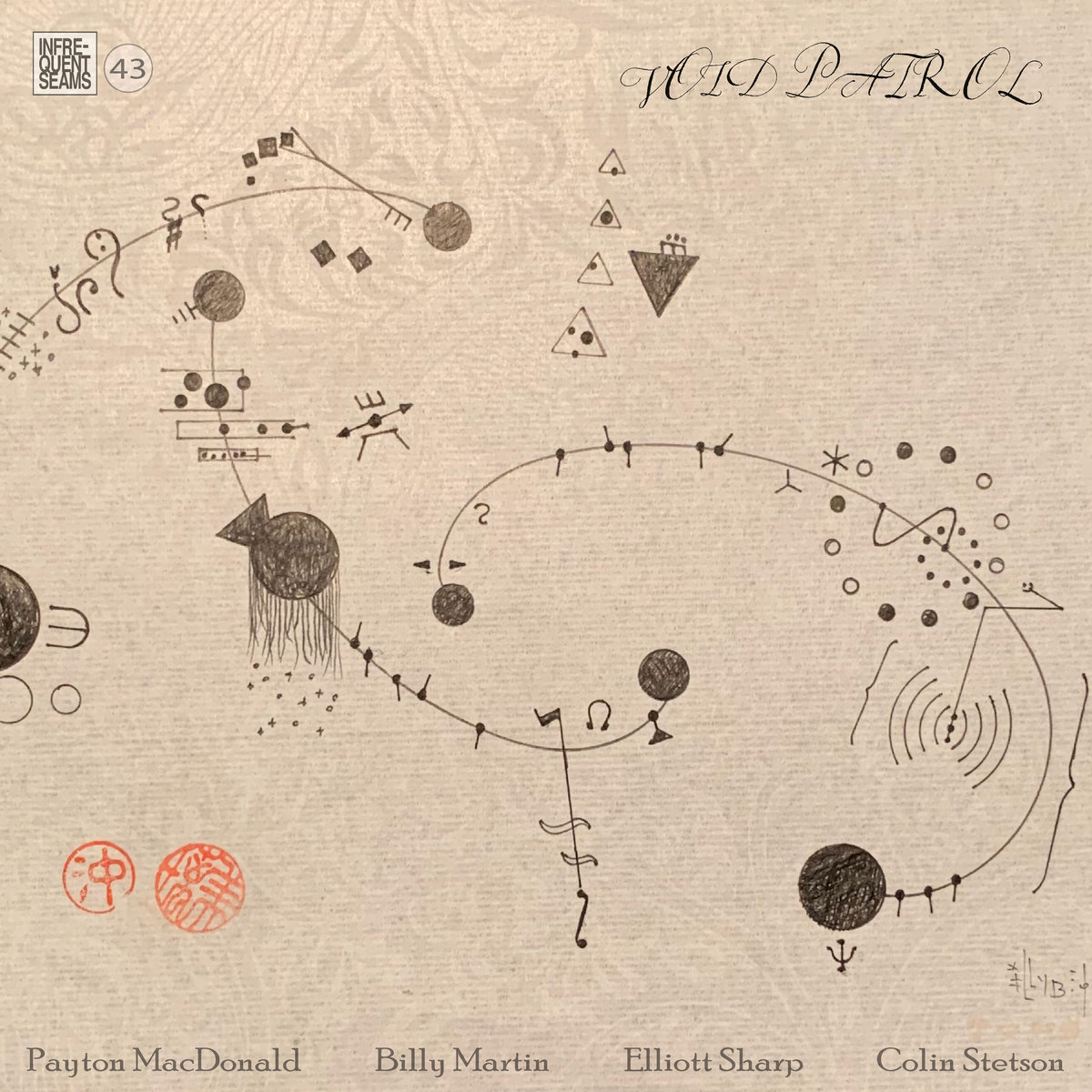 Colin Stetson, Elliott Sharp, Billy Martin, & Payton MacDonald Void Patrol cover artwork