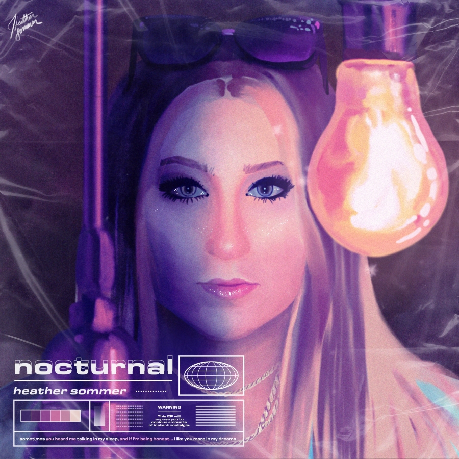 Heather Sommer nocturnal (EP) cover artwork