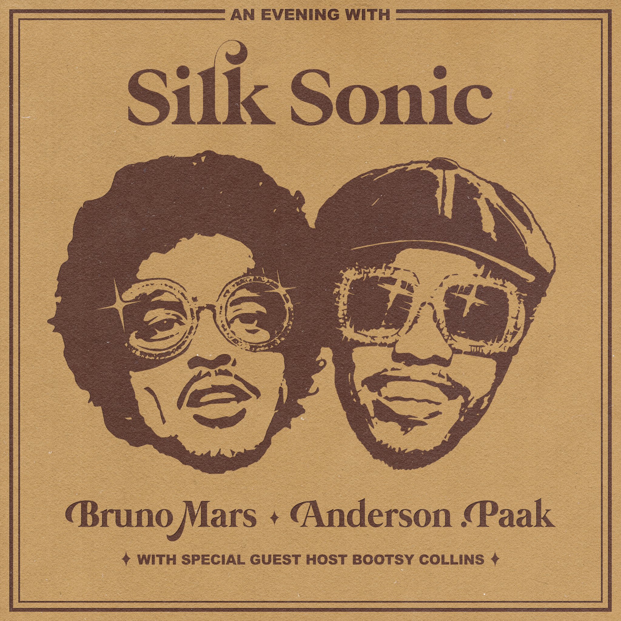 Silk Sonic, Bruno Mars, & Anderson .Paak An Evening With Silk Sonic cover artwork