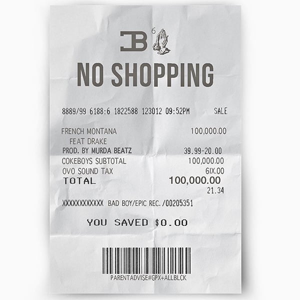French Montana featuring Drake — No Shopping cover artwork