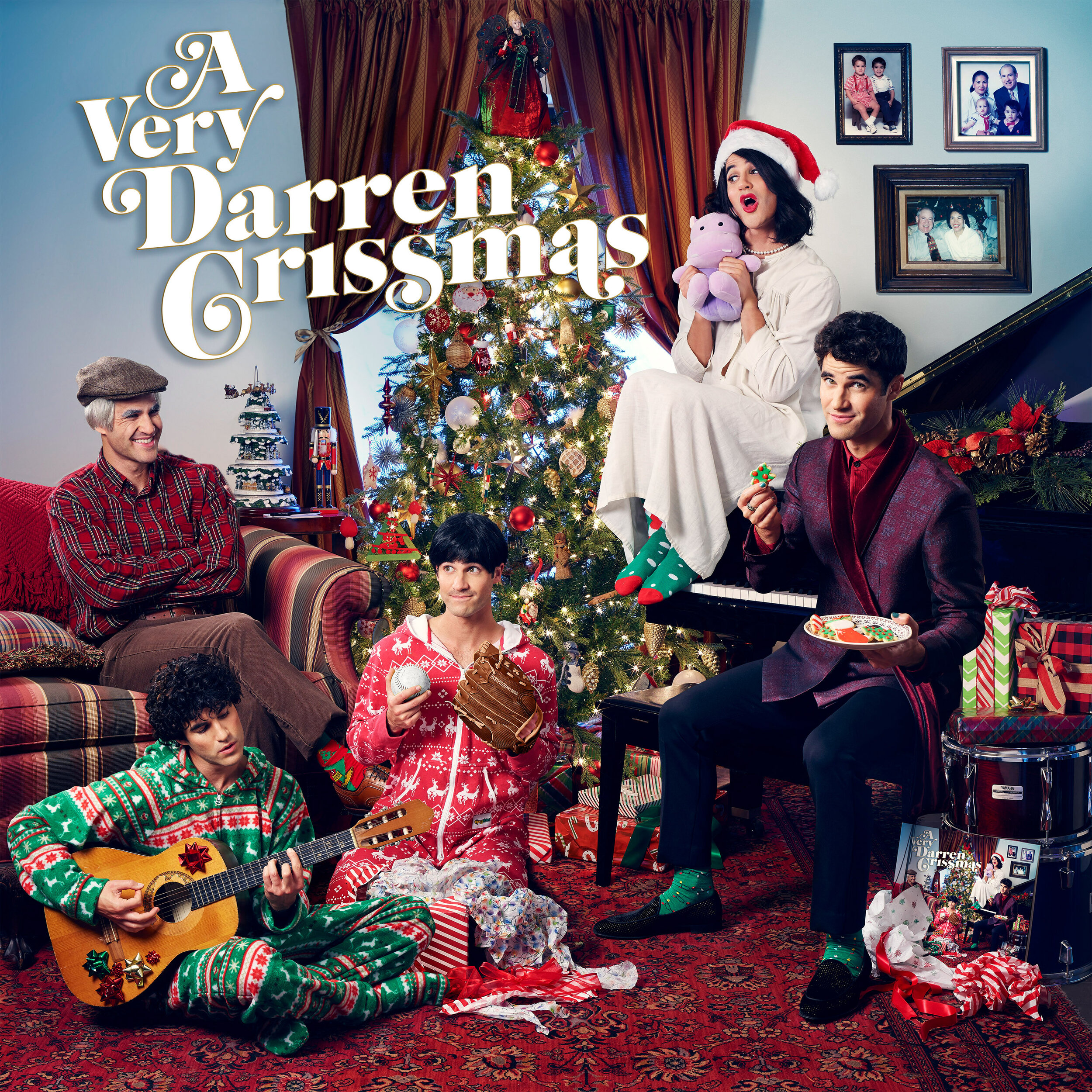 Darren Criss featuring Lainey Wilson — Drunk On Christmas cover artwork
