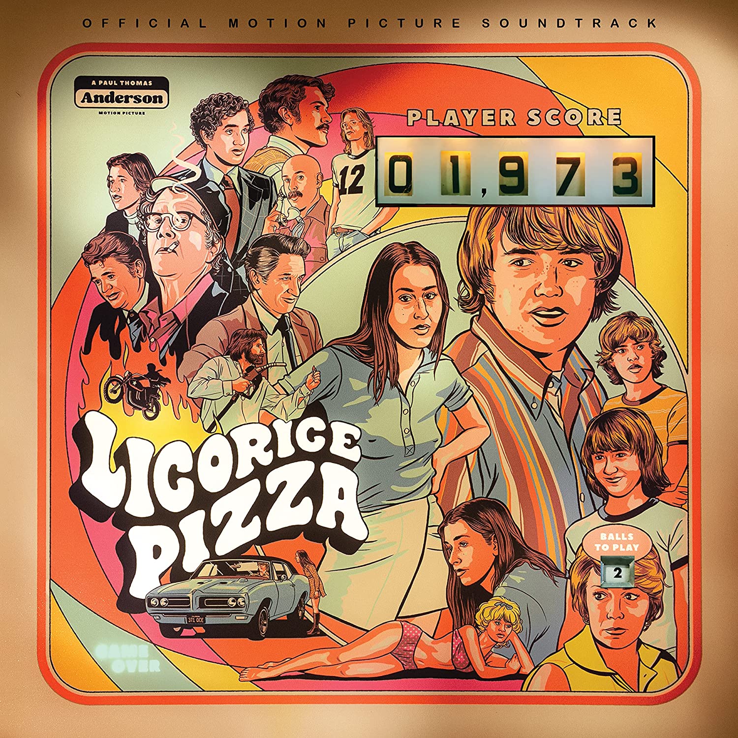 Jonny Greenwood Licorice Pizza cover artwork