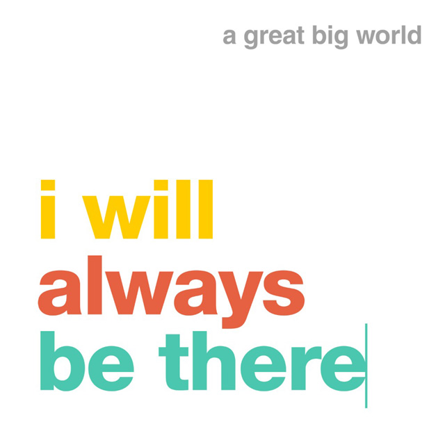 A Great Big World i will always be there cover artwork