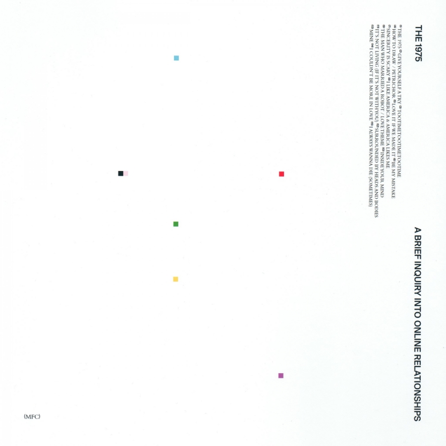 The 1975 — A Brief Inquiry Into Online Relationships cover artwork