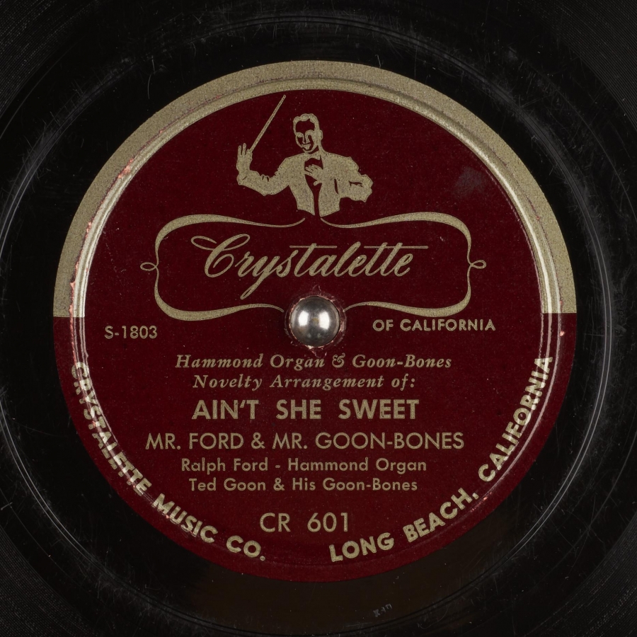 Mr. Ford &amp; Mr. Goon-Bones — Ain&#039;t She Sweet cover artwork