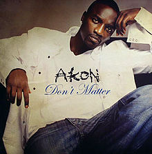 Akon Don&#039;t Matter cover artwork