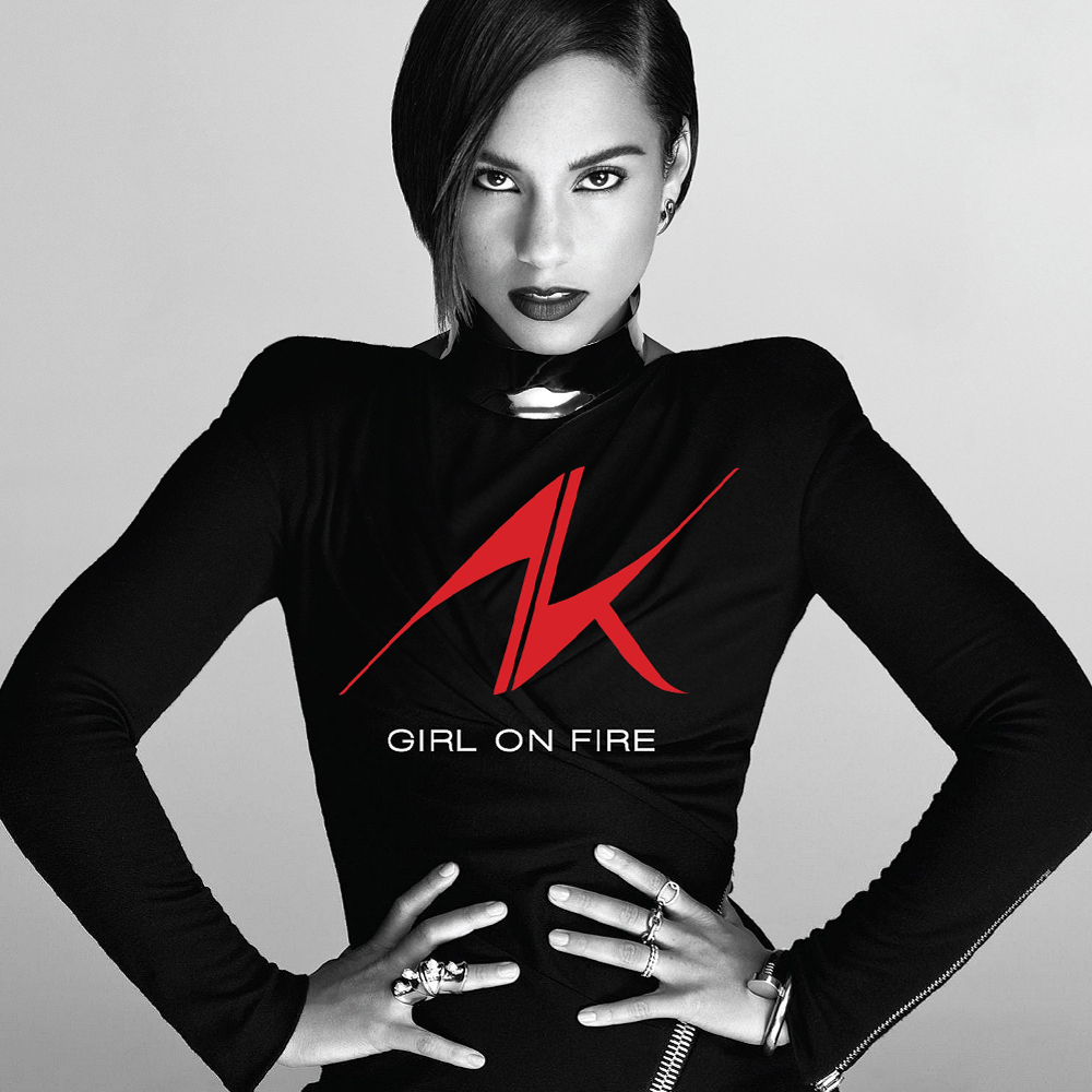 Alicia Keys Girl on Fire cover artwork