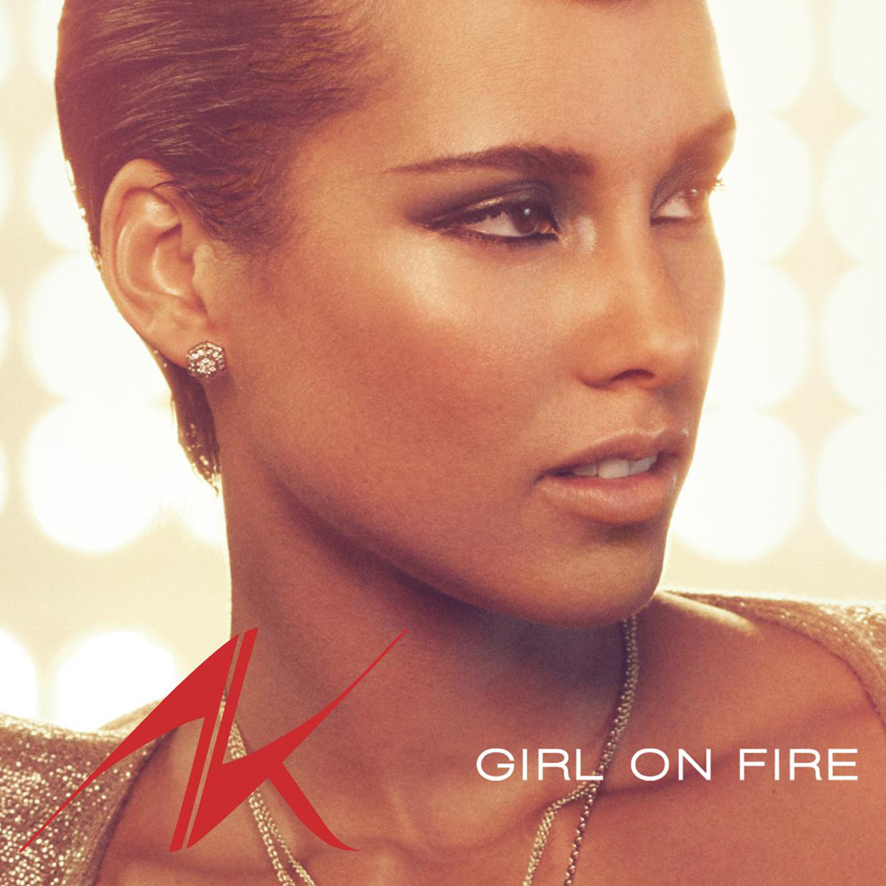Alicia Keys — Girl on Fire cover artwork