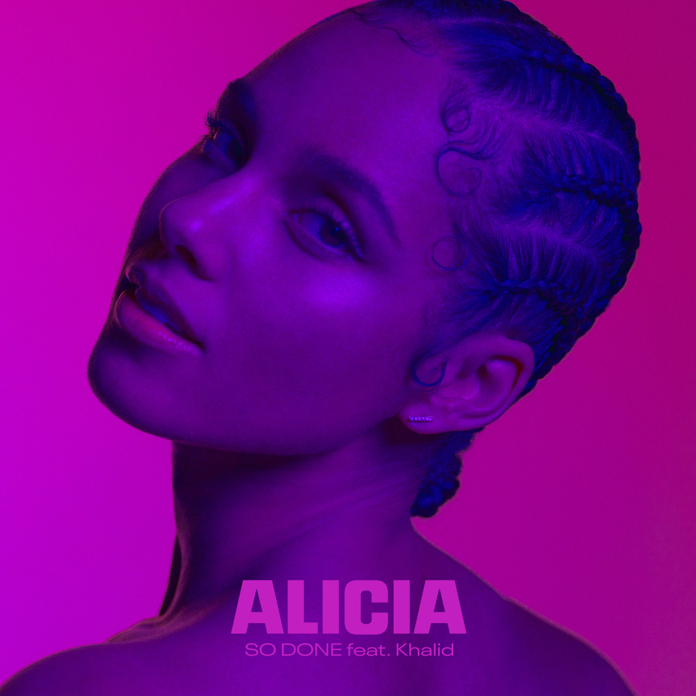 Alicia Keys ft. featuring Khalid So Done cover artwork