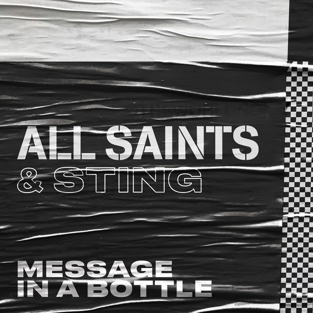 All Saints & Sting — Message in a Bottle cover artwork