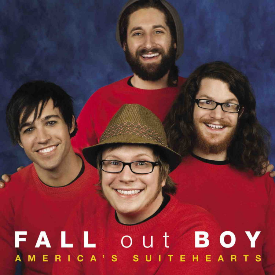 Fall Out Boy America&#039;s Suitehearts cover artwork
