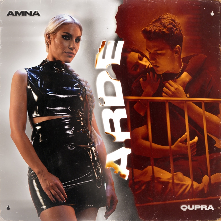 Amna & QUPRA — Arde cover artwork