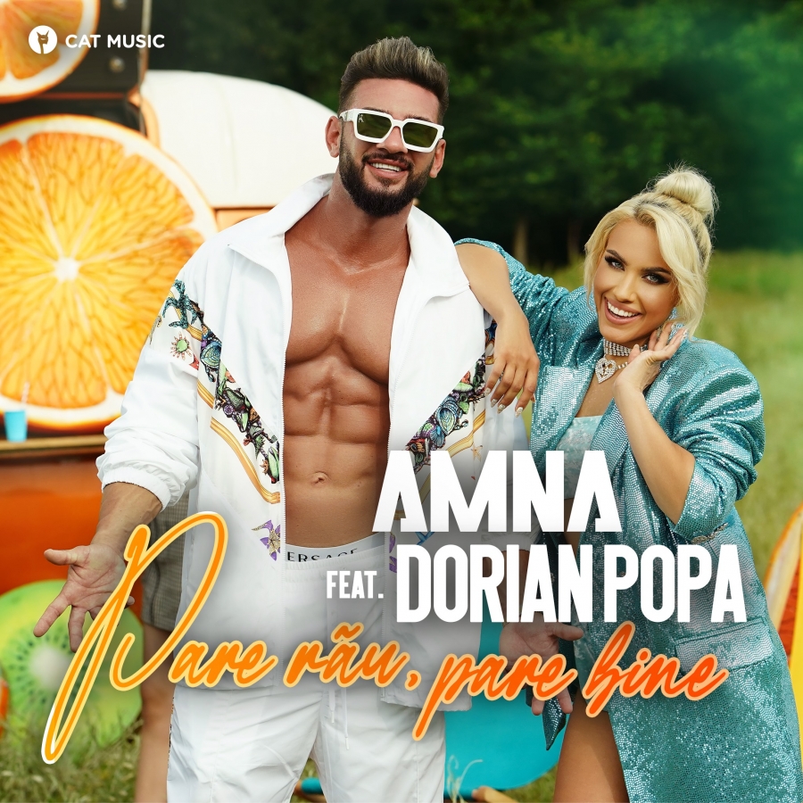 Amna ft. featuring Dorian Popa Pare Rău, Pare Bine cover artwork