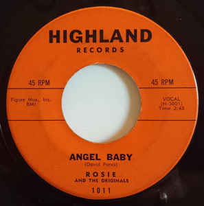 Rosie and the Originals — Angel Baby cover artwork