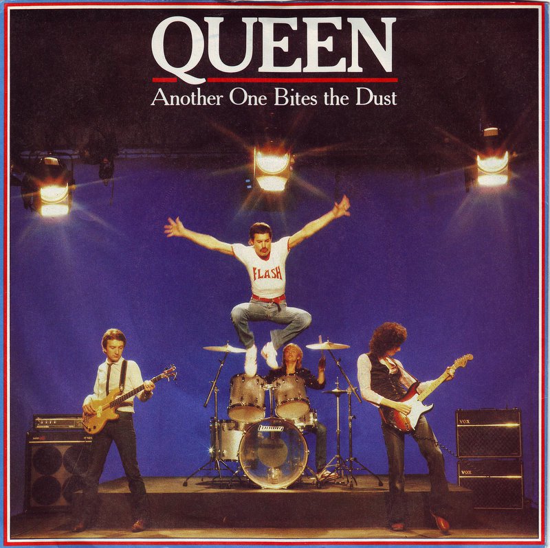 Queen Another One Bites The Dust cover artwork