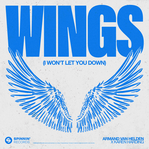 Armand Van Helden & Karen Harding — Wings (I Won&#039;t Let You Down) cover artwork