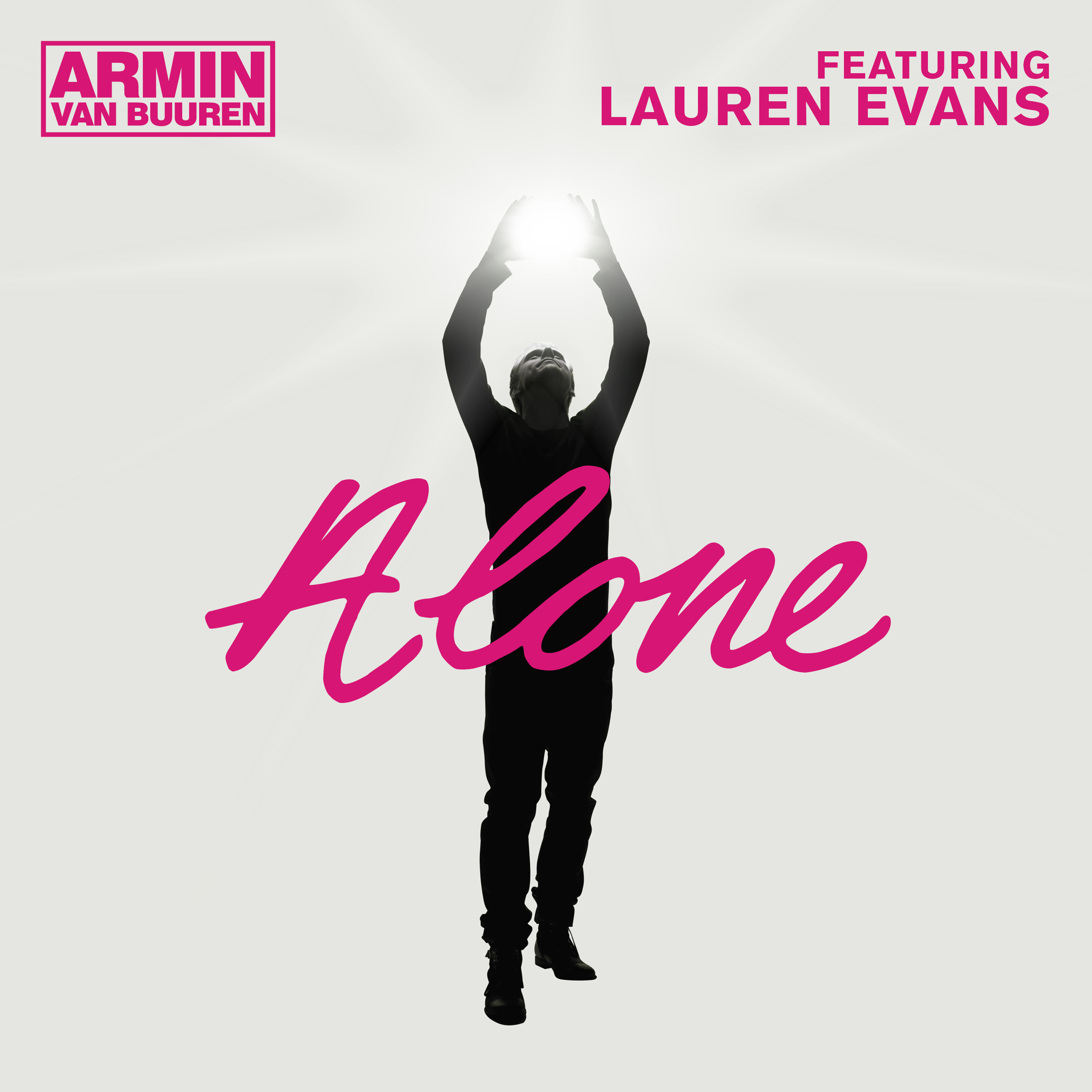 Armin van Buuren ft. featuring Lauren Evans Alone cover artwork