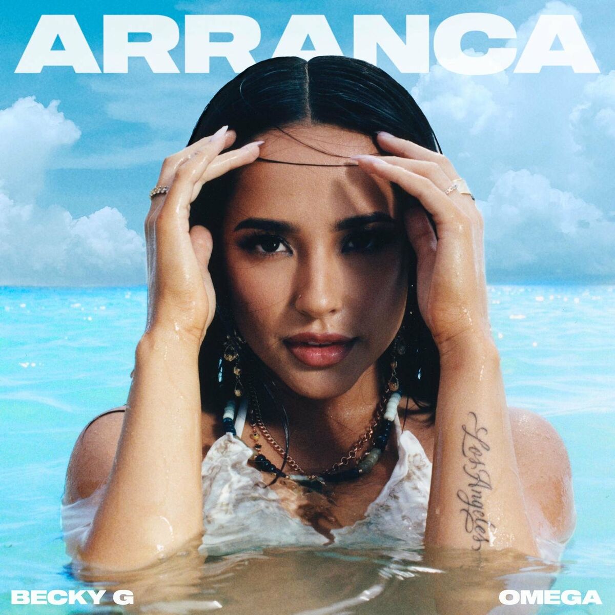 Becky G featuring Omega — Arranca cover artwork