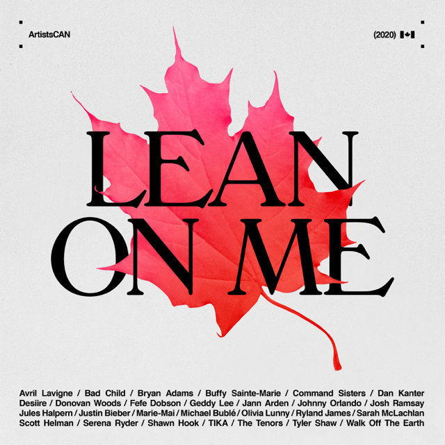 ArtistsCAN — Lean On Me cover artwork