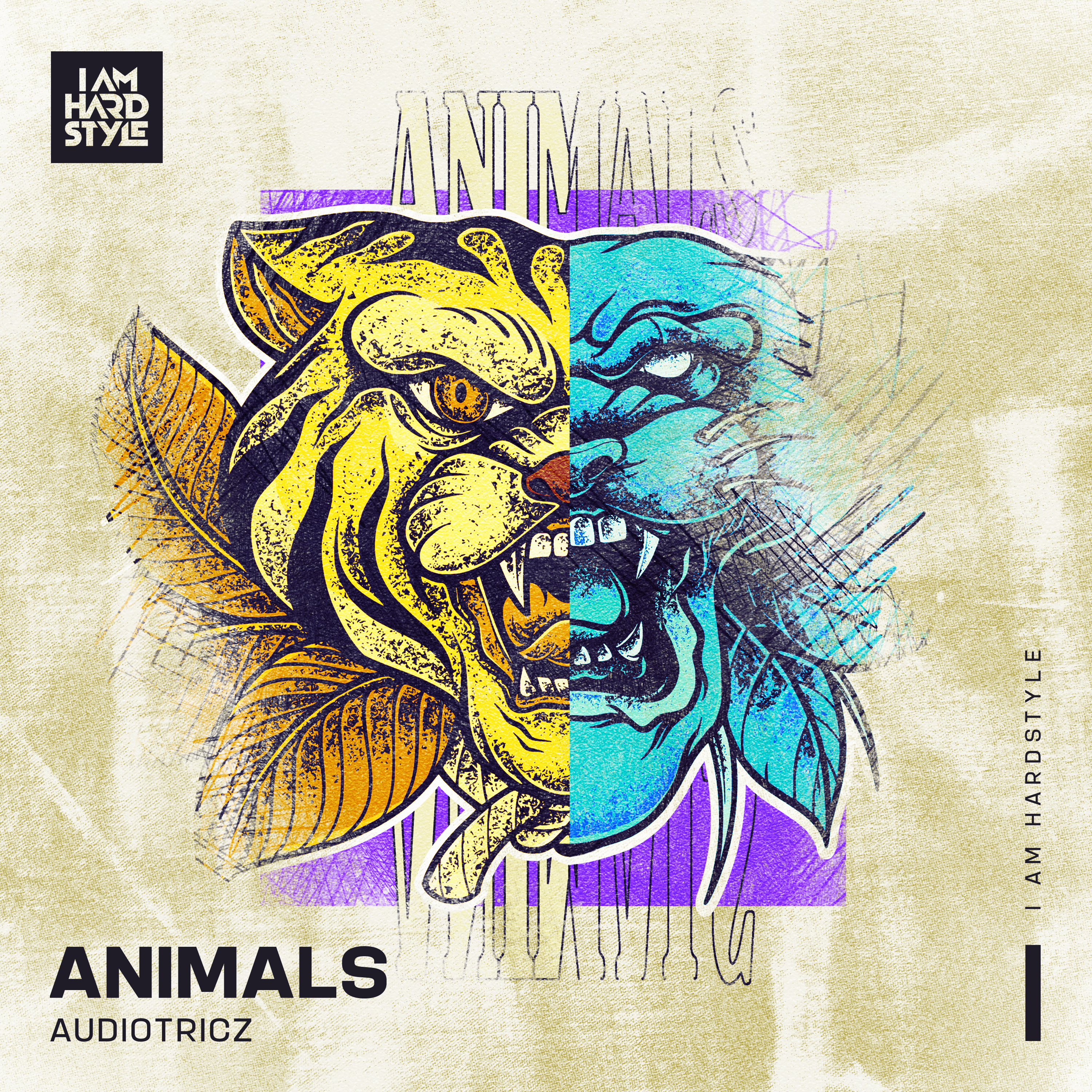 Audiotricz featuring Amanda Collis — Animals cover artwork
