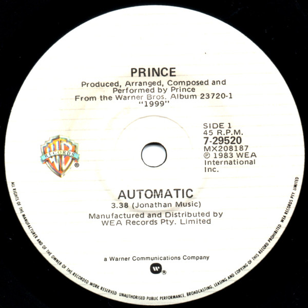 Prince — Automatic cover artwork