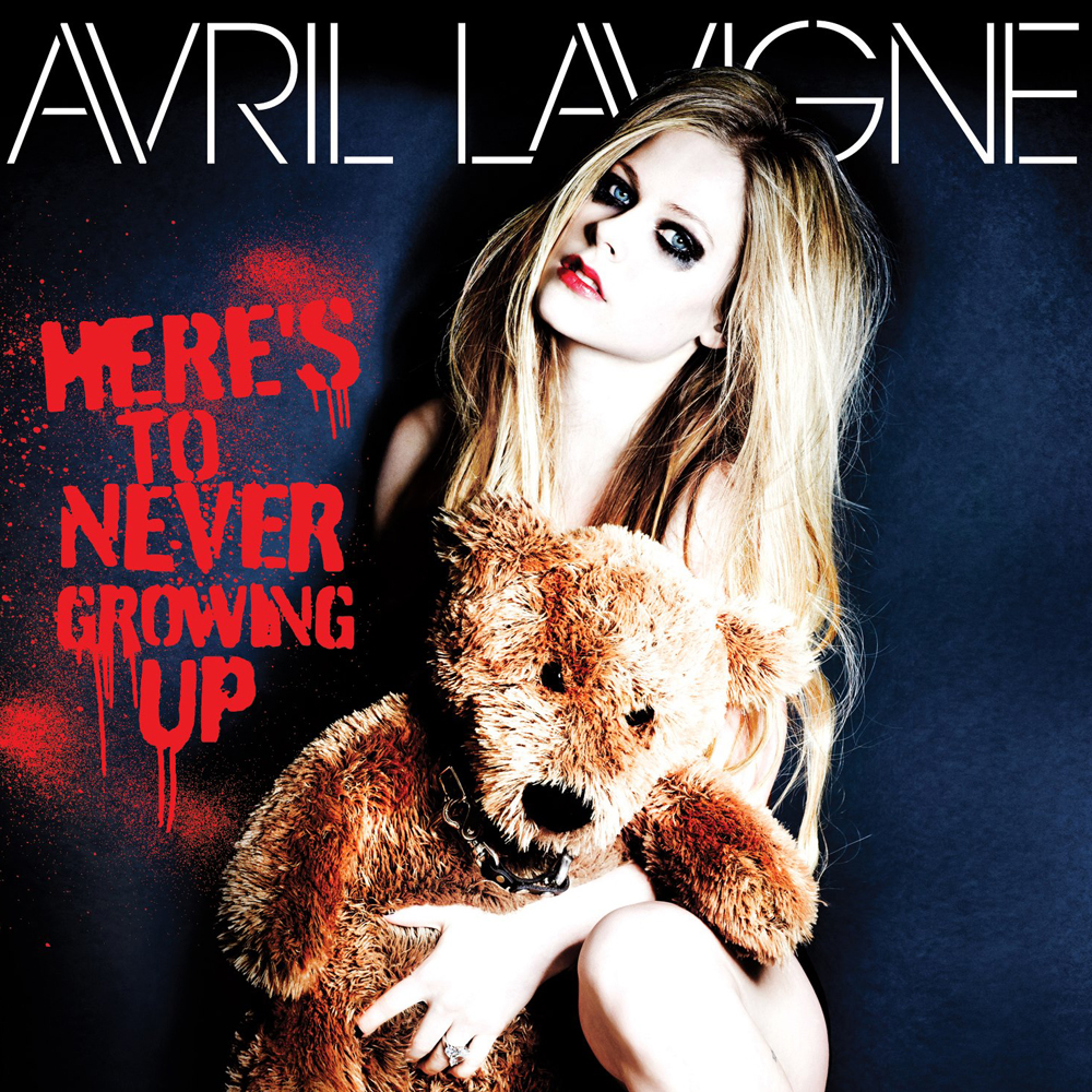 Avril Lavigne Here&#039;s to Never Growing Up cover artwork