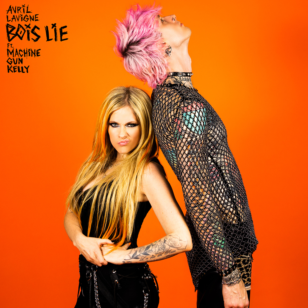 Avril Lavigne ft. featuring mgk Bois Lie cover artwork