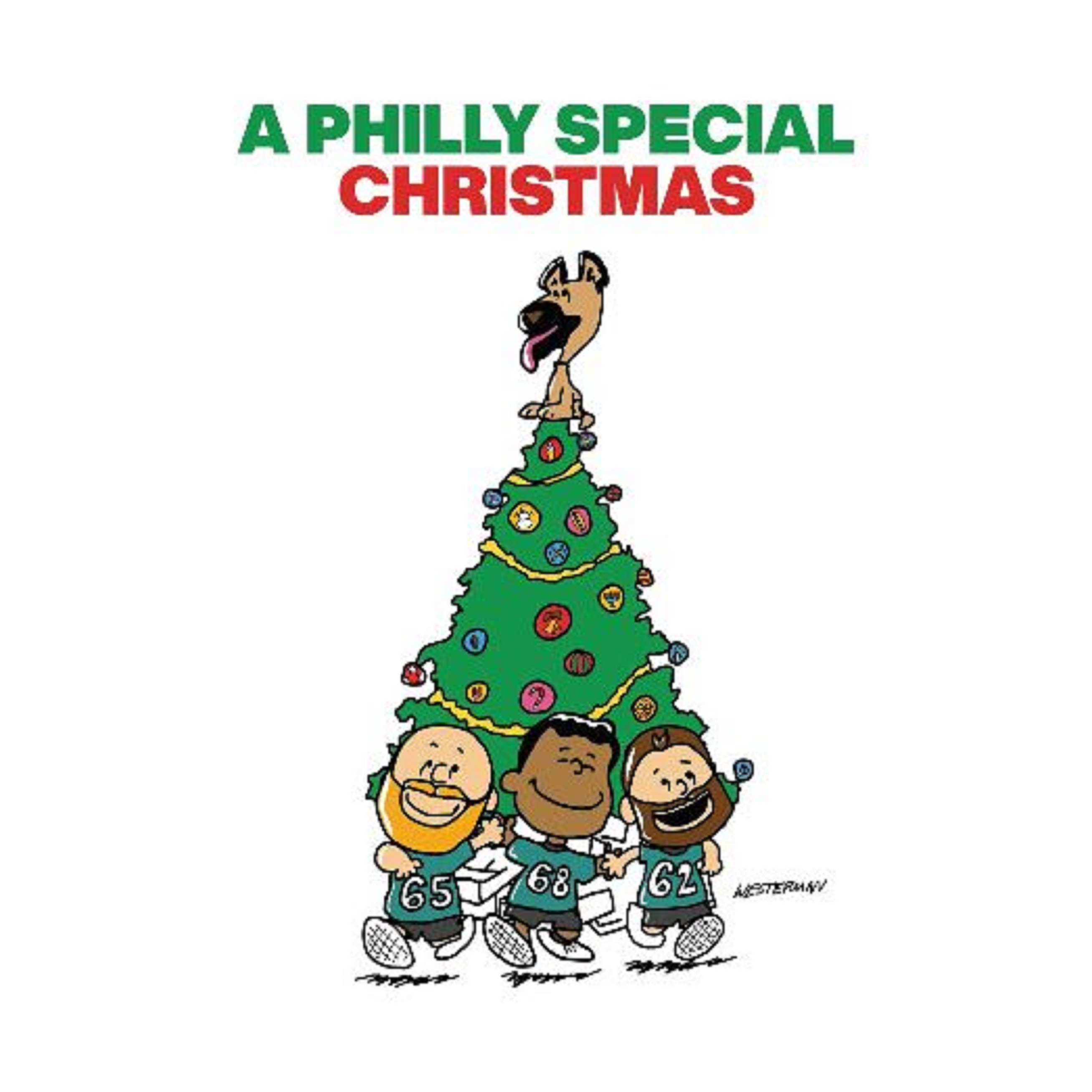 Jason Kelce, JORDAN MAILATA, & Lane Johnson A Philly Special Christmas cover artwork