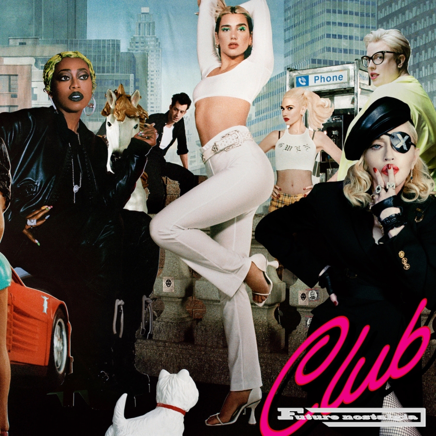 Dua Lipa featuring Madonna & Missy Elliott — Levitating (The Blessed Madonna Remix) cover artwork