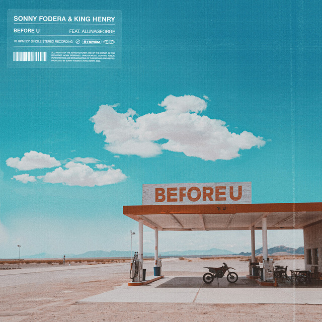Sonny Fodera & King Henry featuring AlunaGeorge — Before U cover artwork