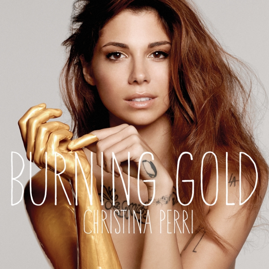 Christina Perri Burning Gold cover artwork