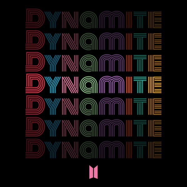 BTS Dynamite cover artwork