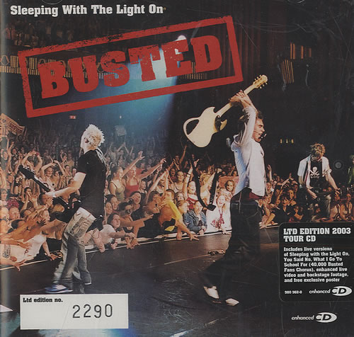 Busted — Sleeping with the Light On cover artwork
