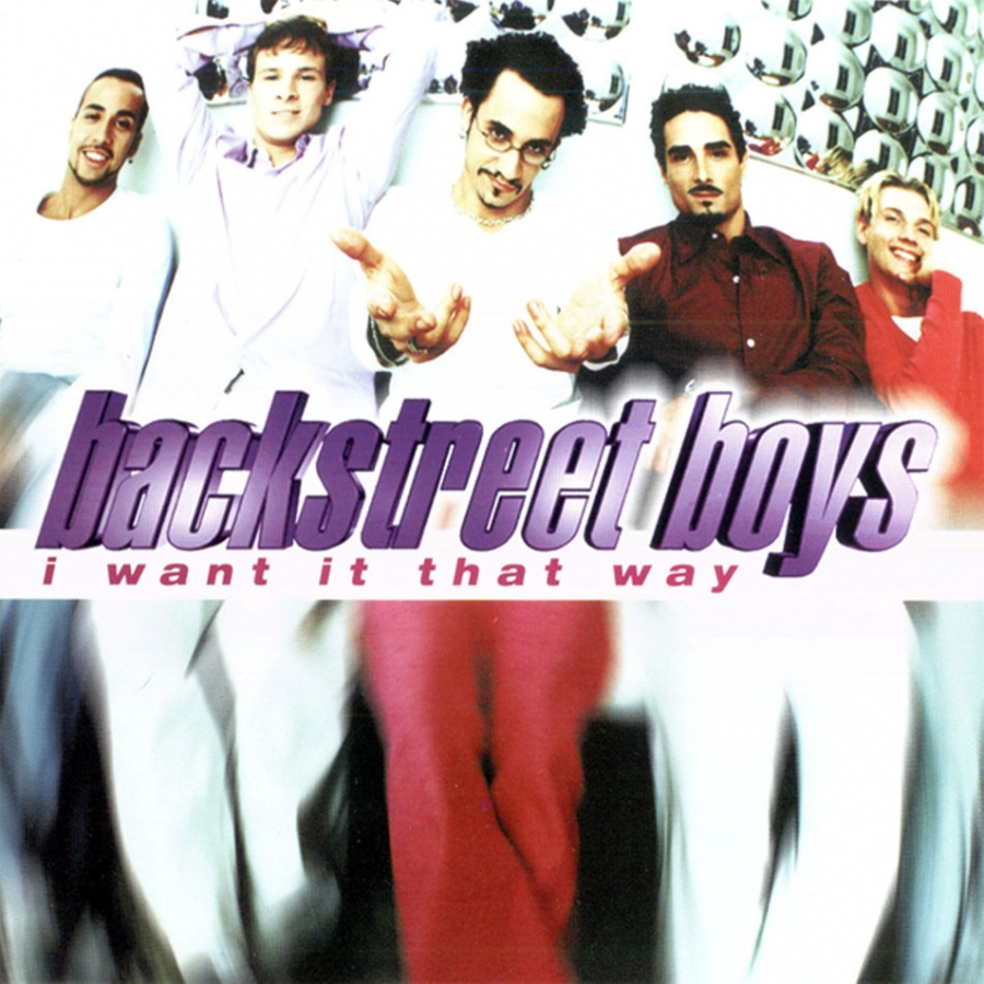 Backstreet Boys I Want It That Way cover artwork